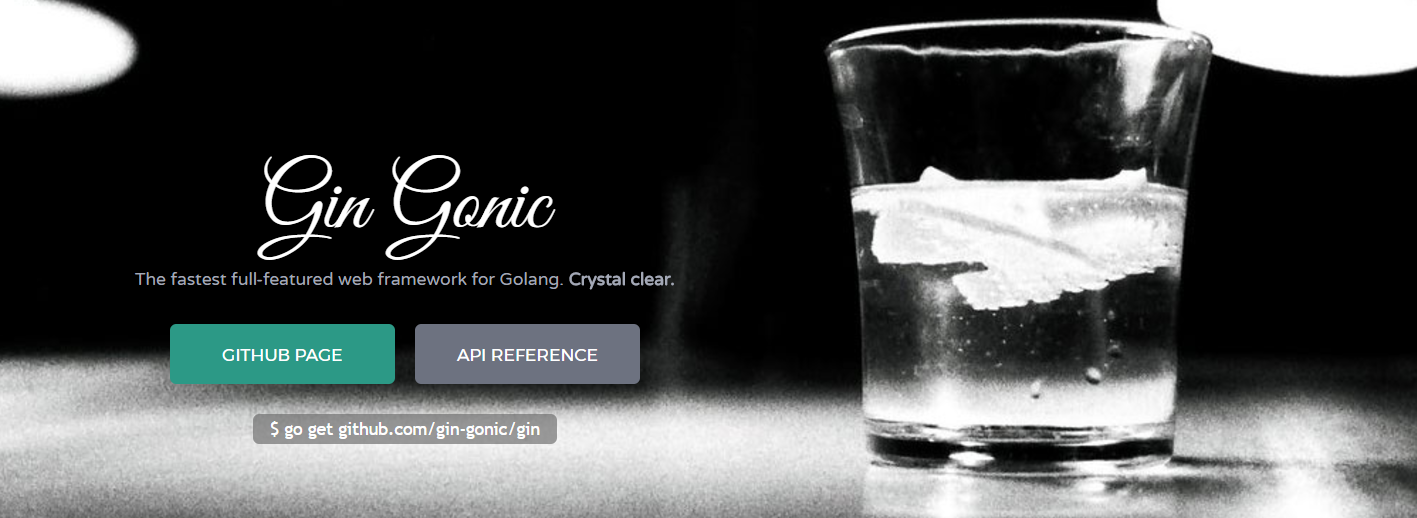 Gin Gonic Go framework illustration